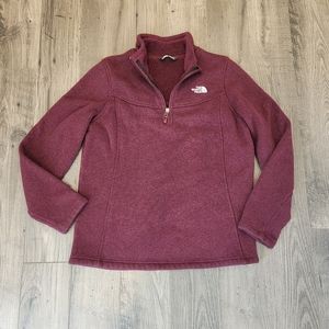 The north face 1/4 zip womens XL